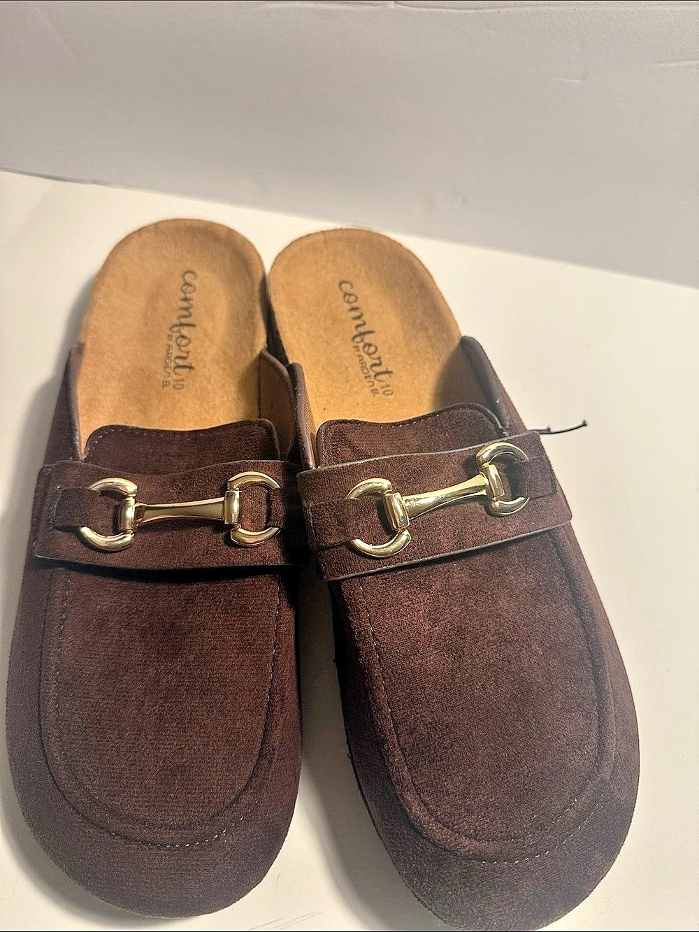 Comfortiva Brown Bit Mules